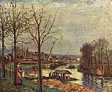 Camille Pissarro Lavoir de Pontoise 1872